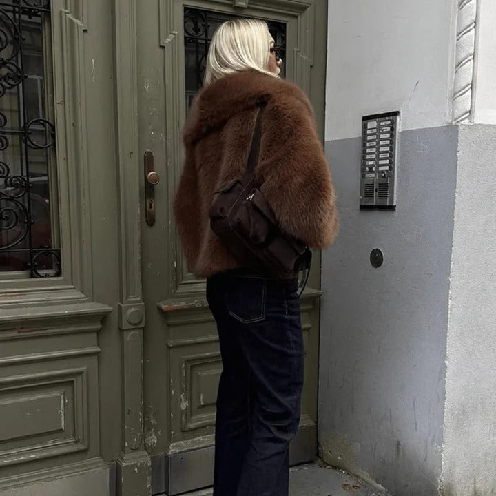 AMANDA - PELZ MANTEL