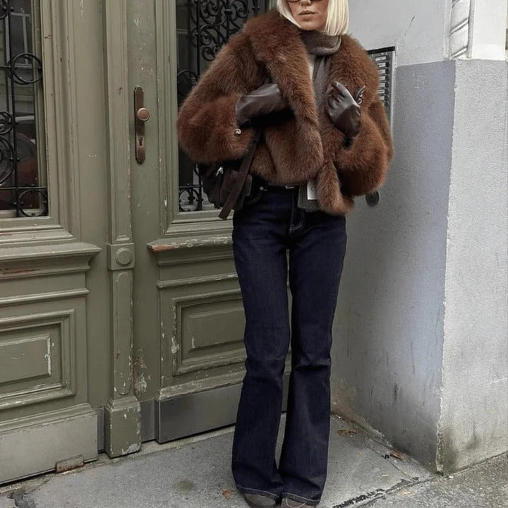 AMANDA - PELZ MANTEL