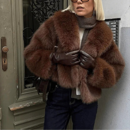 AMANDA - PELZ MANTEL